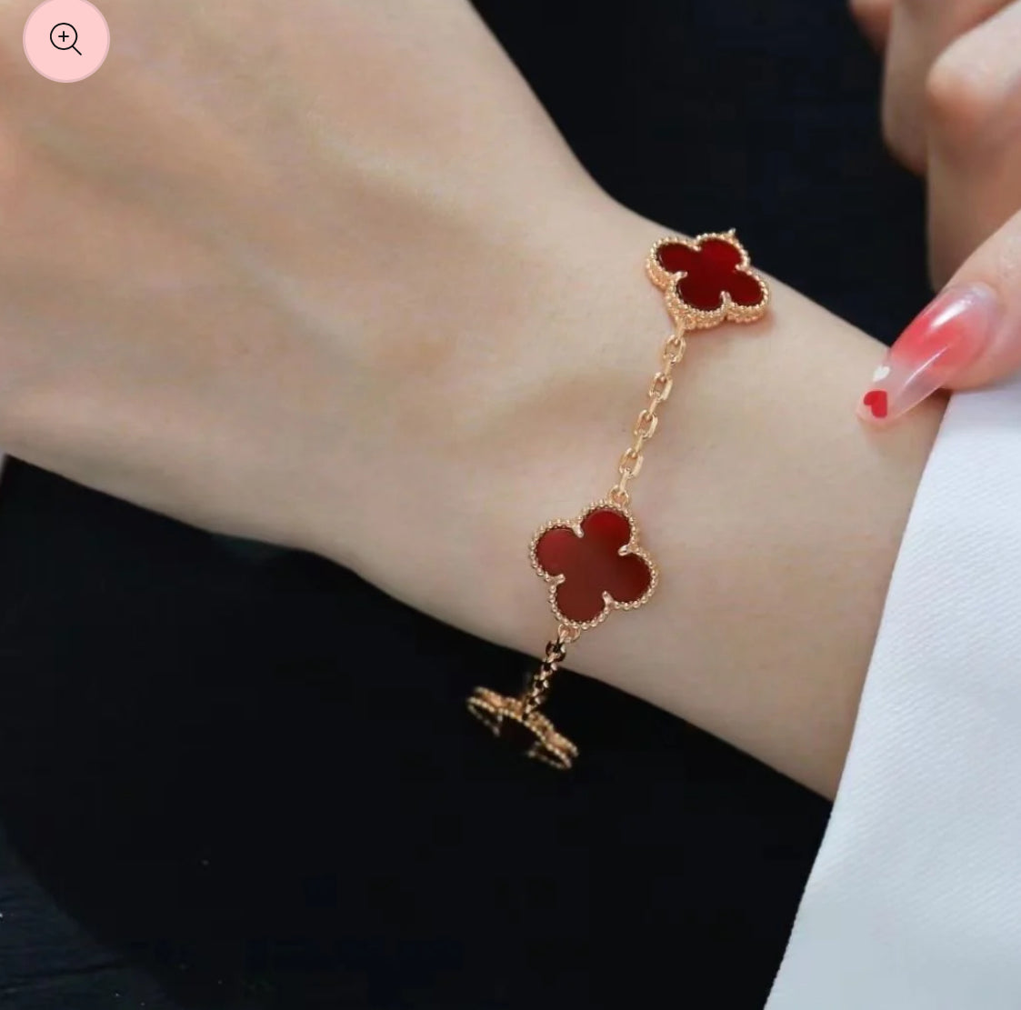 Ruby red bracelet Arpels